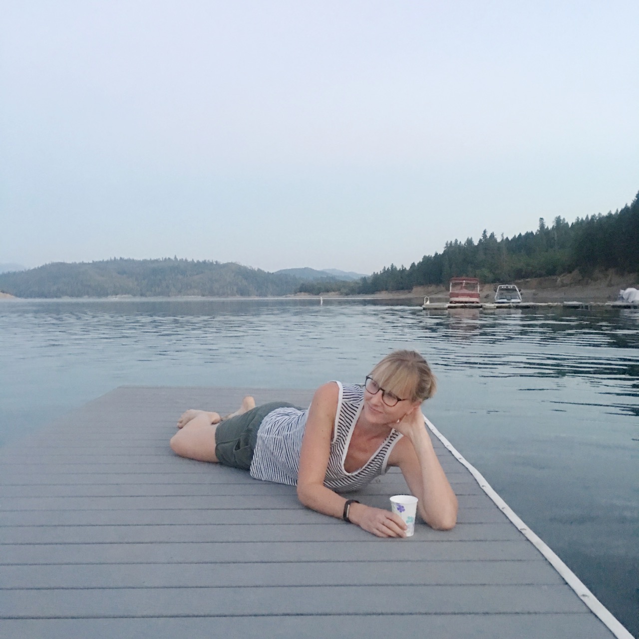 Camping weekend in Lake Pillsbury, California