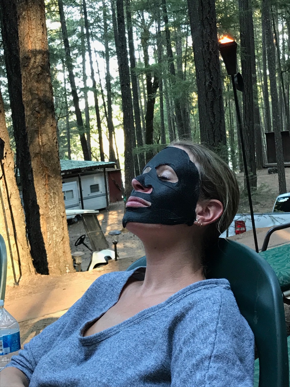 Camping weekend in Lake Pillsbury, California