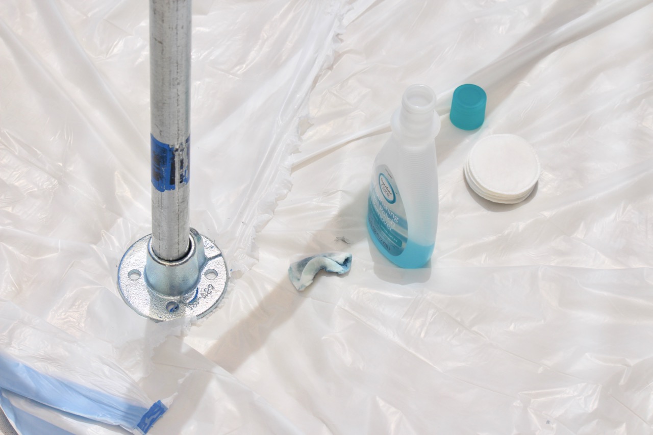 how to make a table out of plumbing pipes