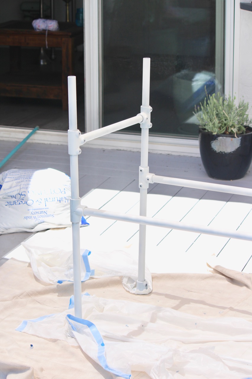 how to make a table out of plumbing pipes