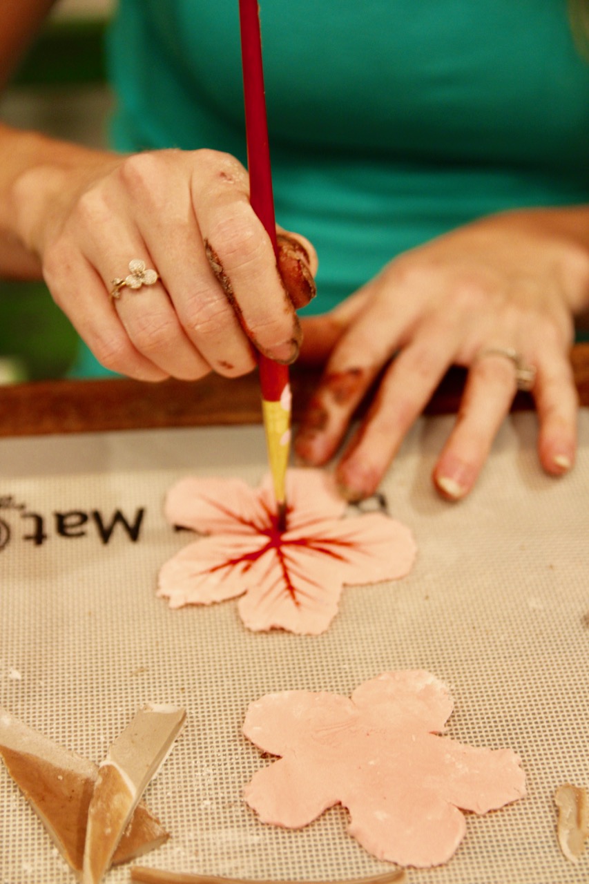 how to make fondant hibiscus flowers