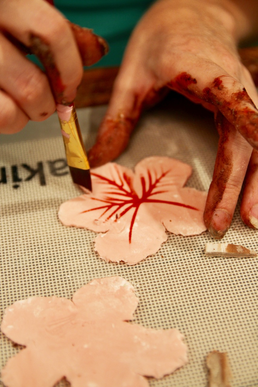 how to make fondant hibiscus flowers