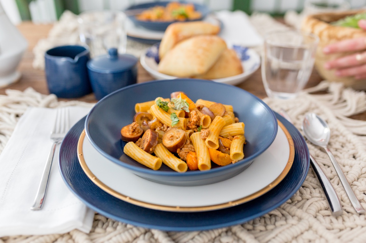 Rigatoni with Pork and Eggplant Ragu