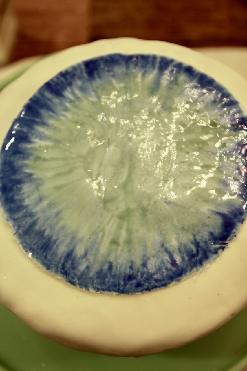 how to make an eye iris with fondant and food coloring