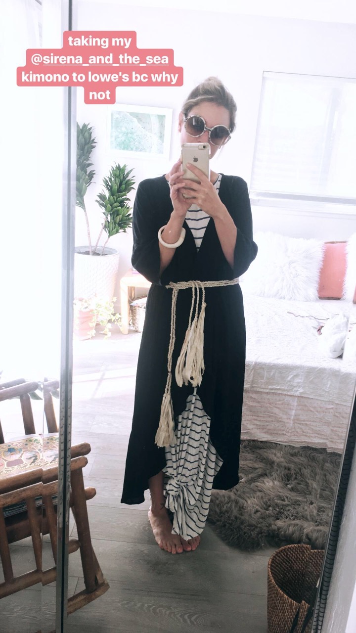 sirena + the sea silk kimono