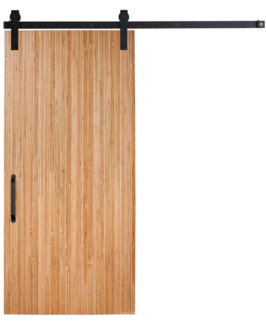 rustica hardware midcentury modern slab door