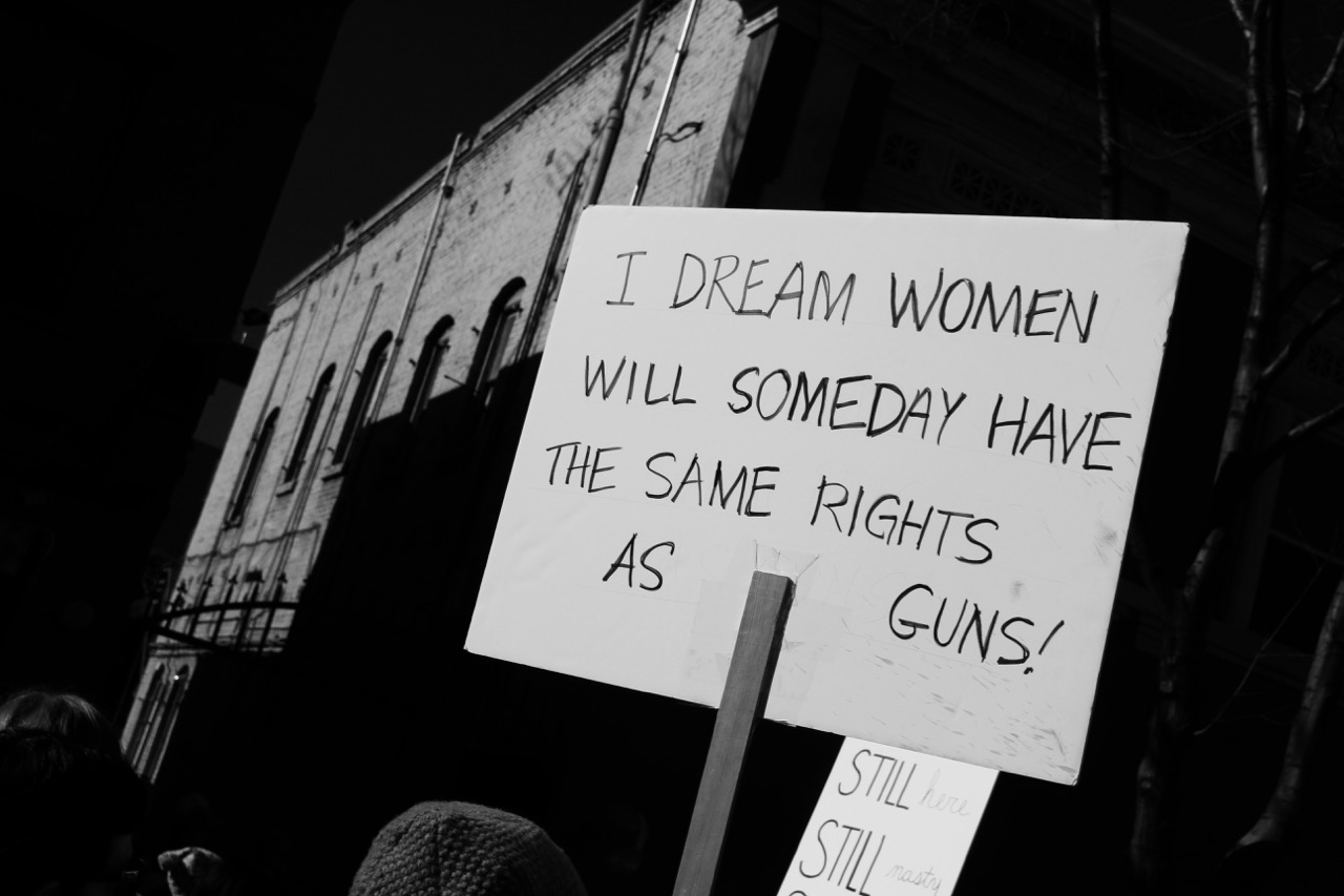 2018 women's march in San Jose California