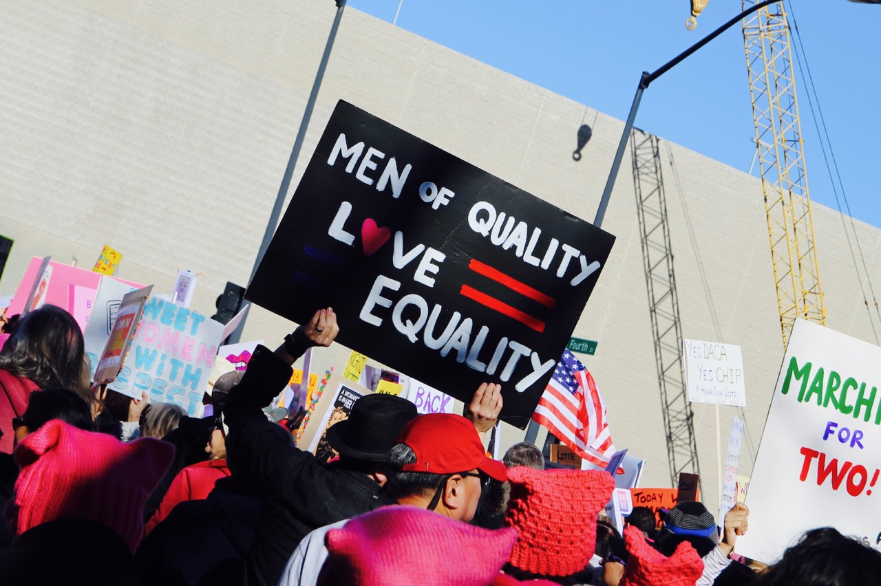2018 women's march in San Jose California