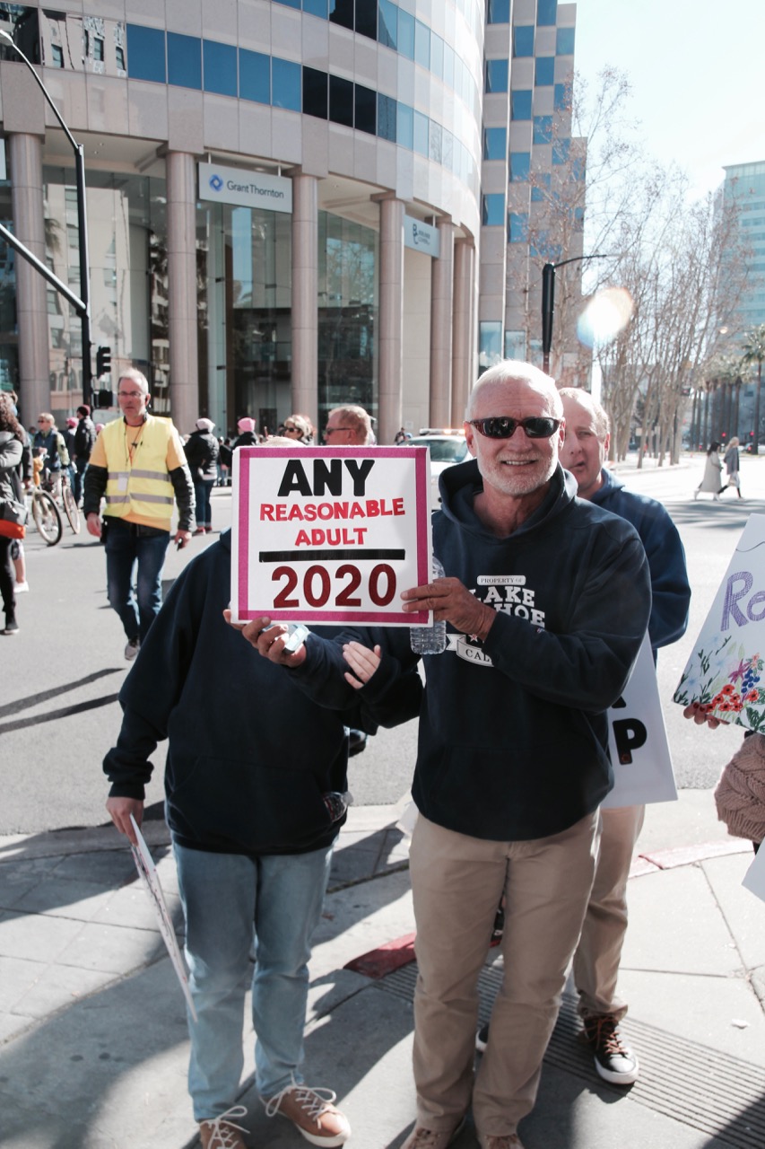 2018 women's march in San Jose California