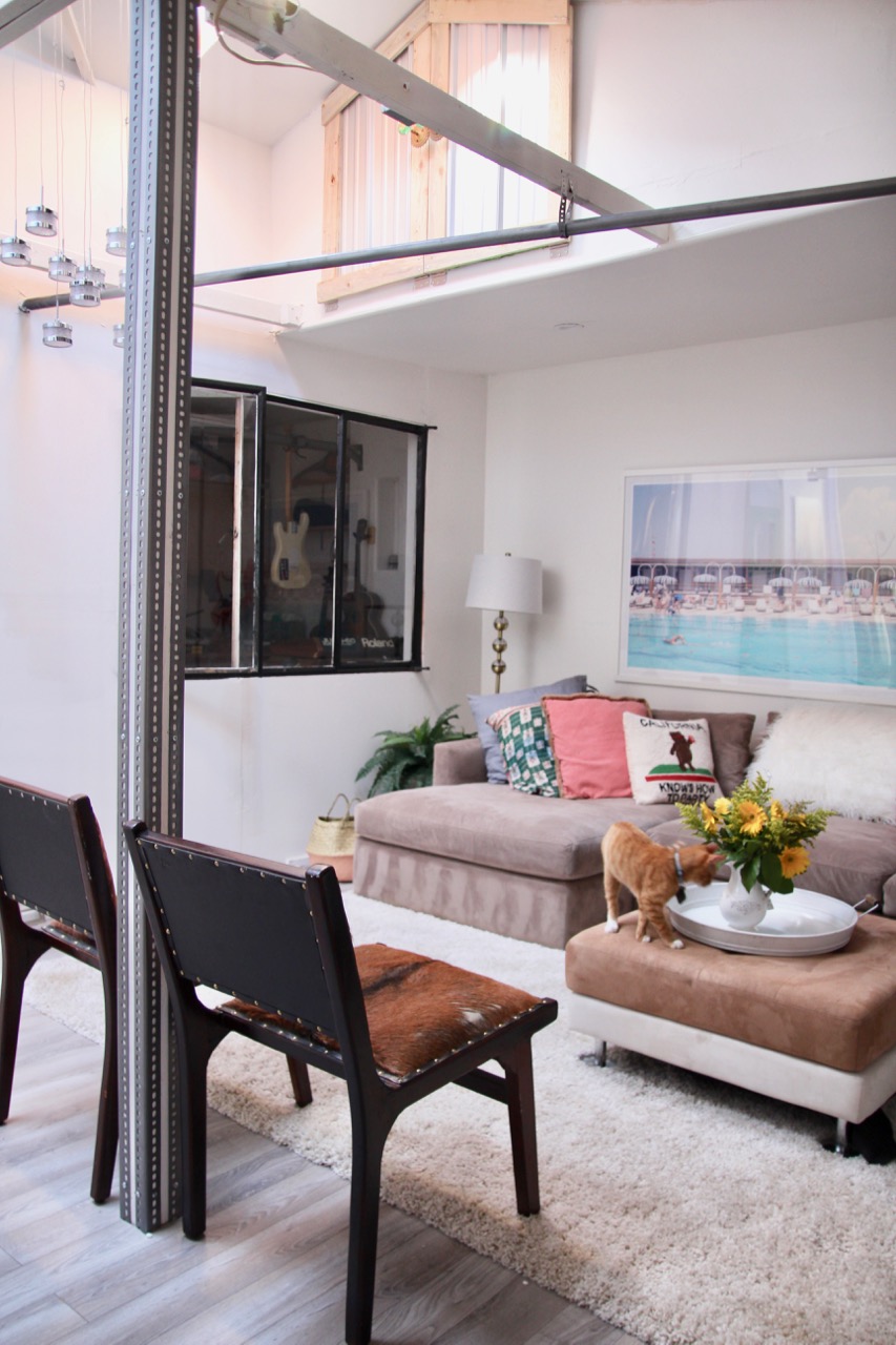 how to transform a garage into a beautiful rec room and studio