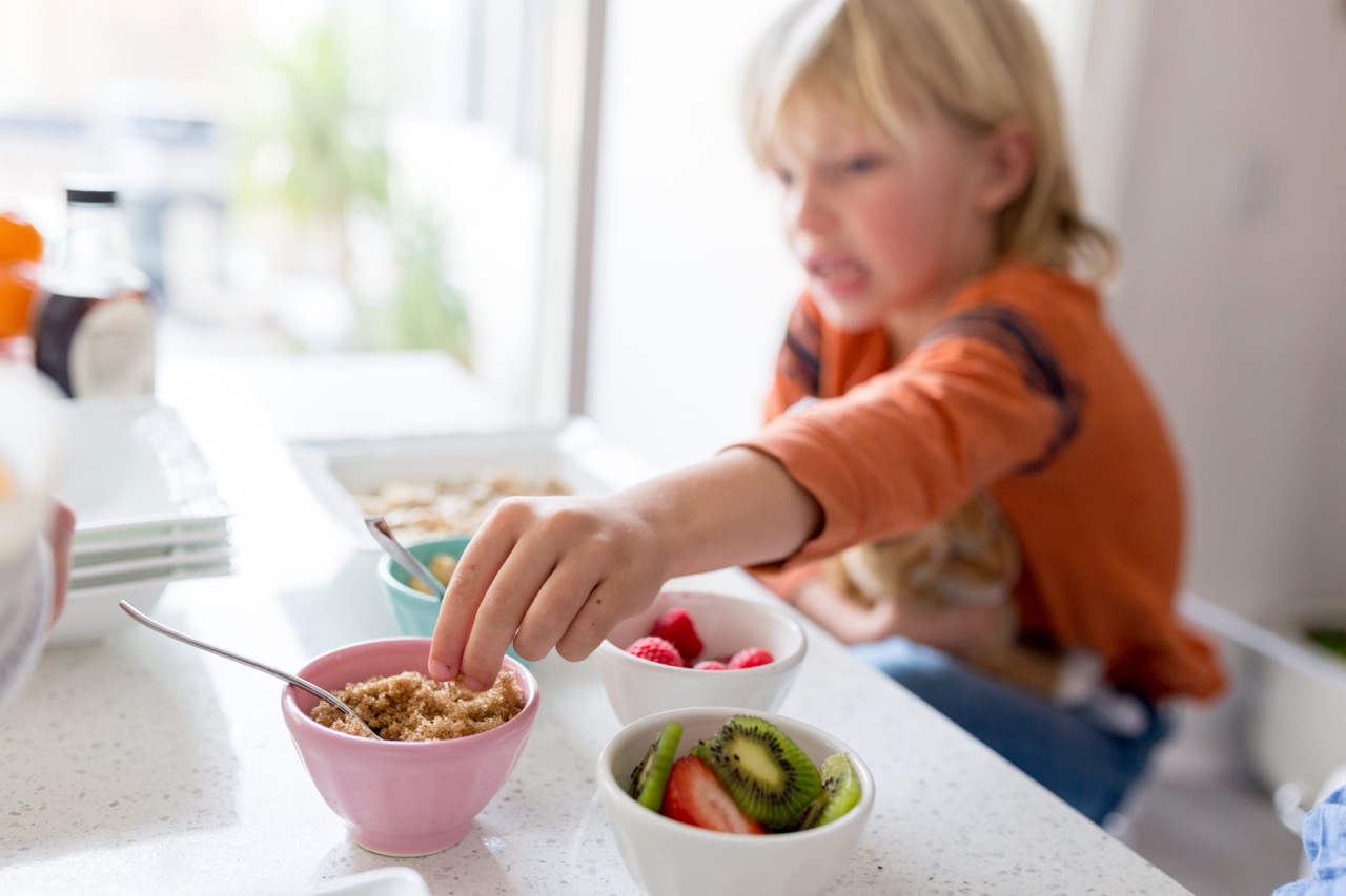 how to set up a breakfast oatmeal bar for kids