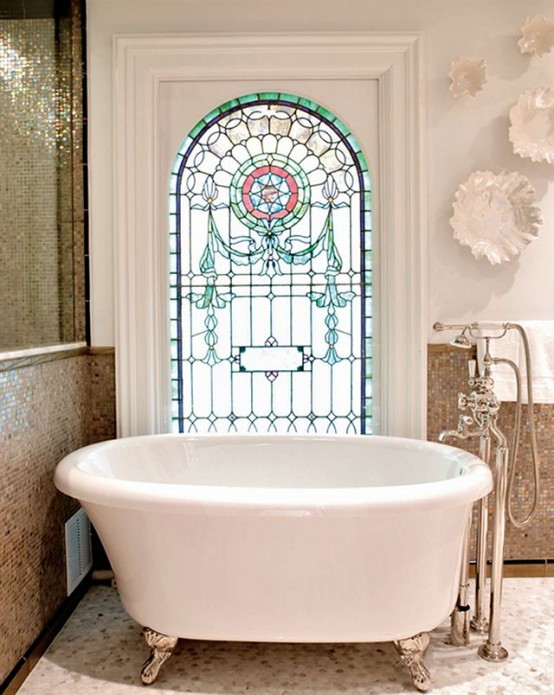 how to use stained glass in your home decor