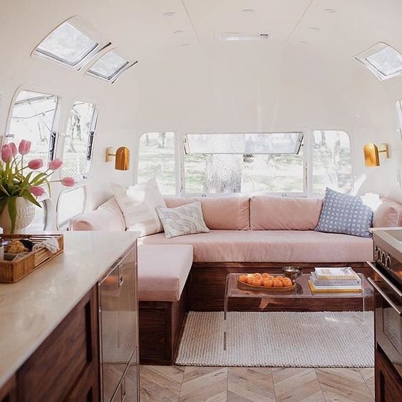 retro renovated airstream camper style