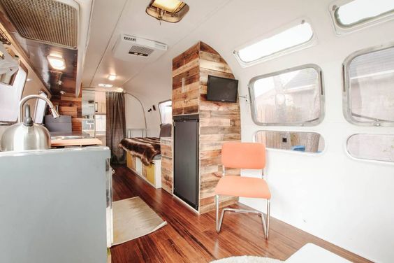 retro renovated airstream camper style