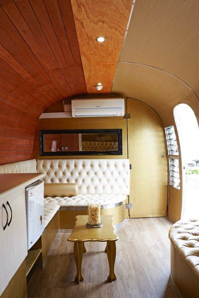 retro renovated airstream camper style
