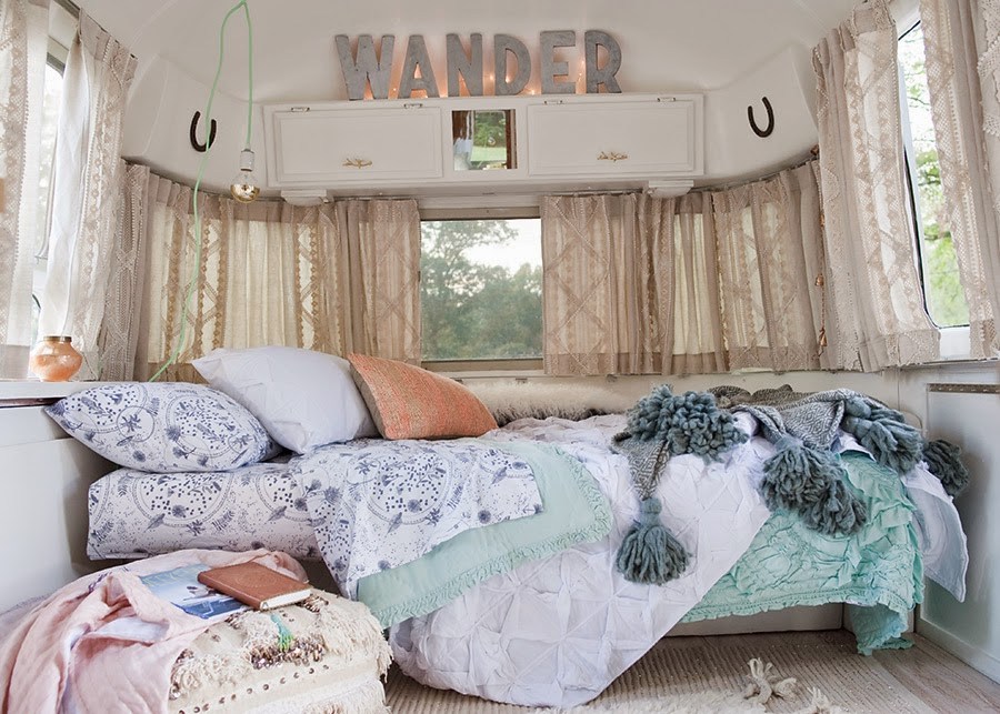 retro renovated airstream camper style