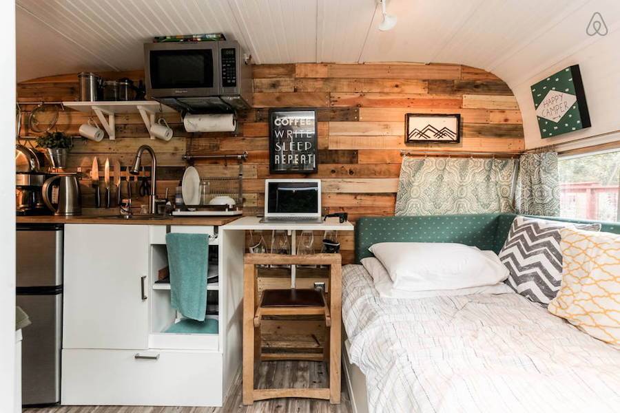 retro renovated airstream camper style