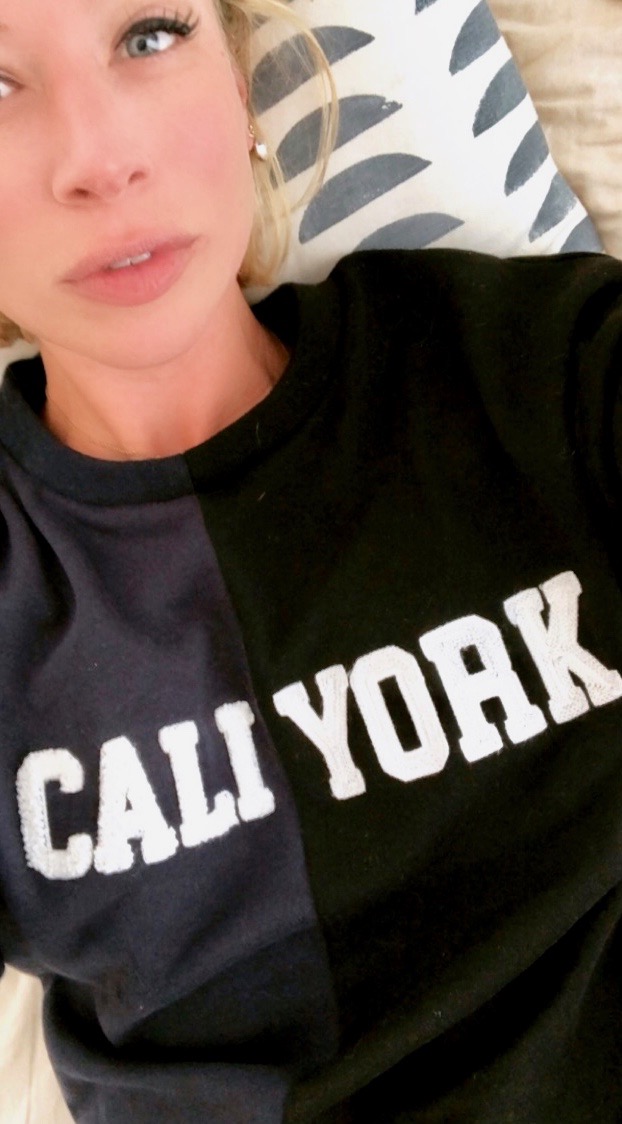 Cynthia Rowley cali York sweatshirt two tone