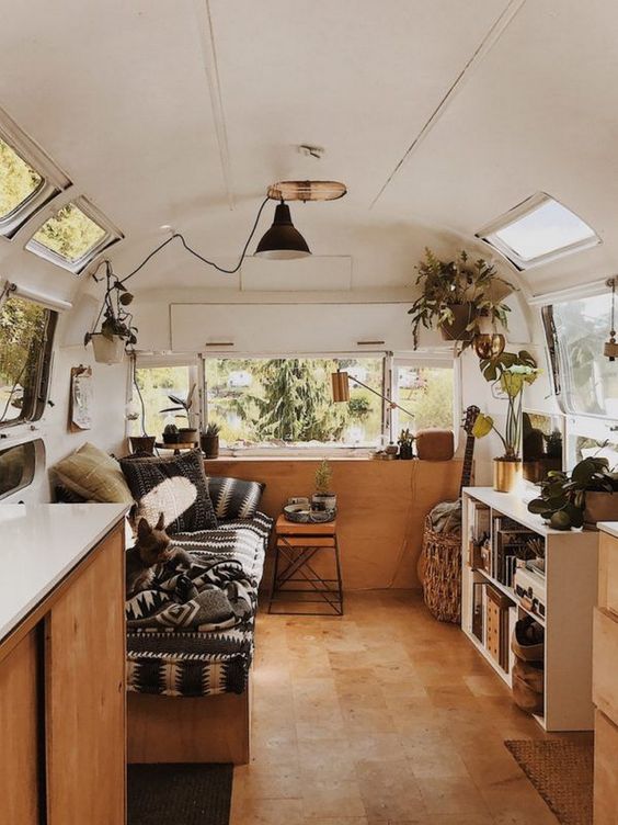 retro renovated airstream camper style