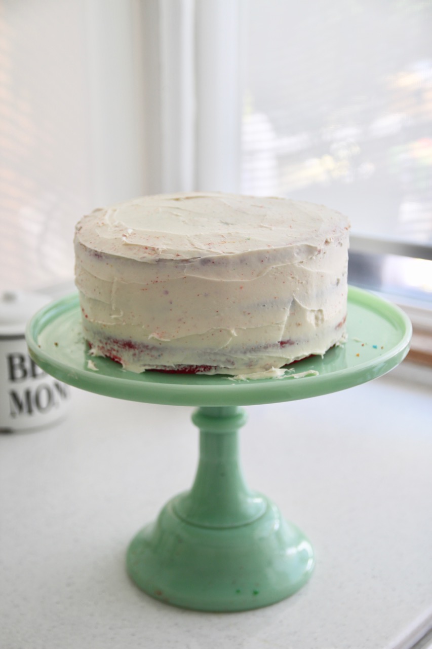how to make a rainbow birthday cake with fondant
