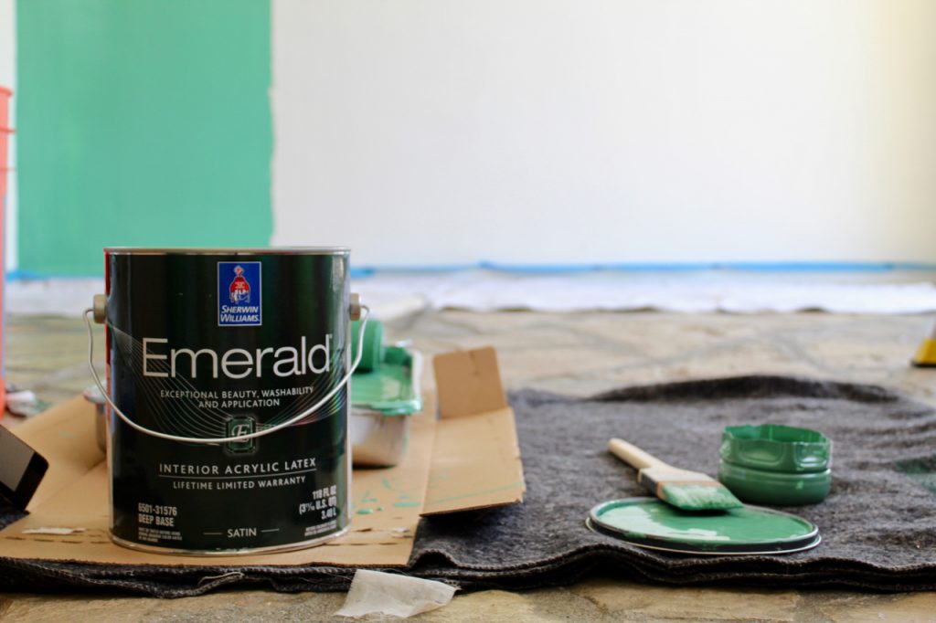 alexandrite green jade wall paint