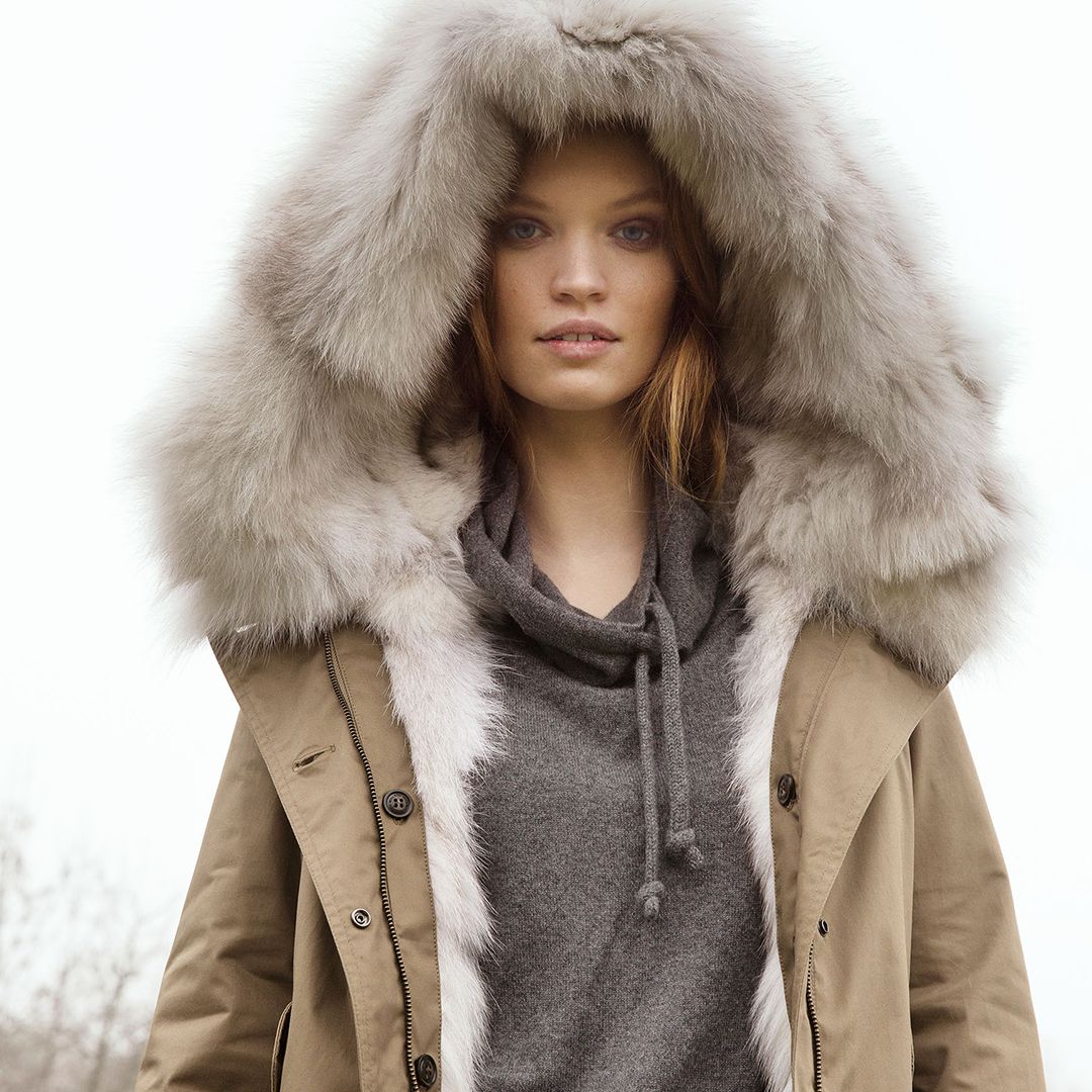 woolrich literary fox parka