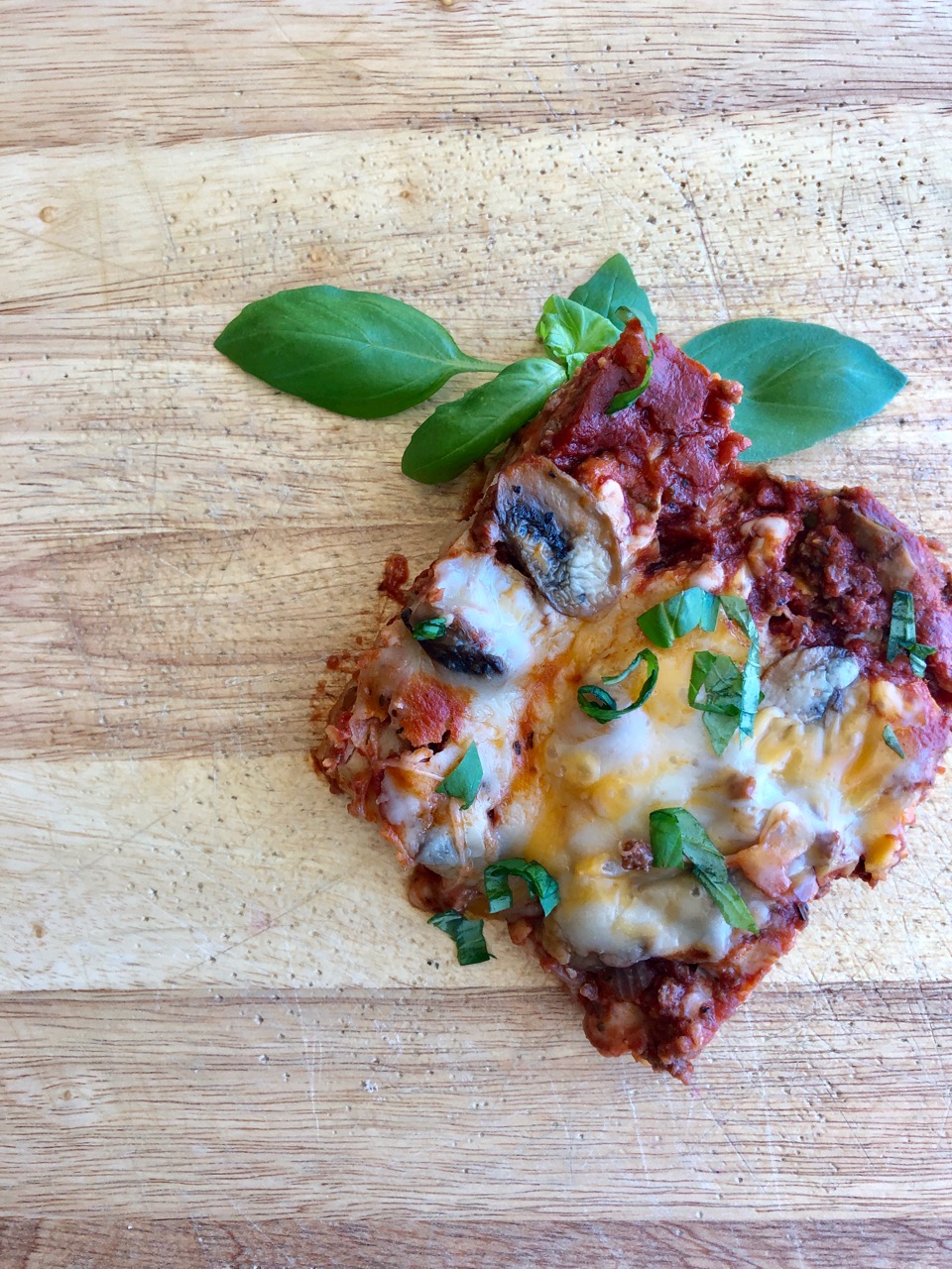 lasagna with cheddar cheese