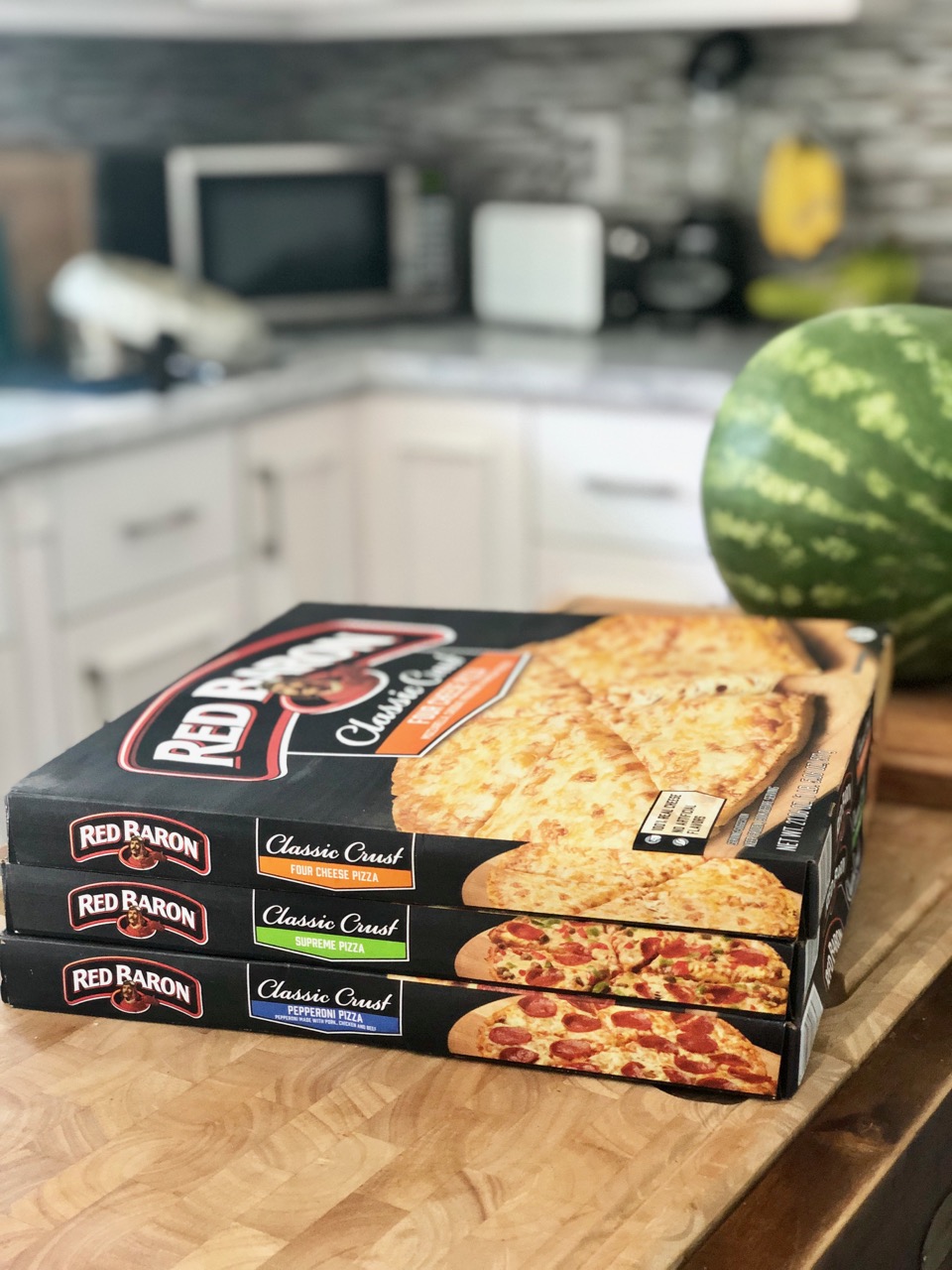 Red Baron pizza