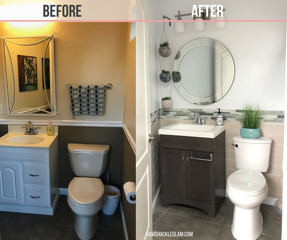 bathroom renovation for under 1k