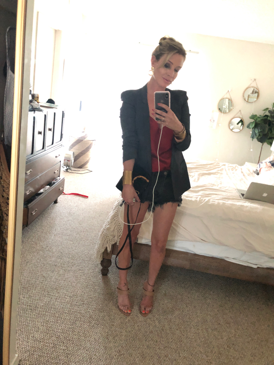 blazers and shorts outfit