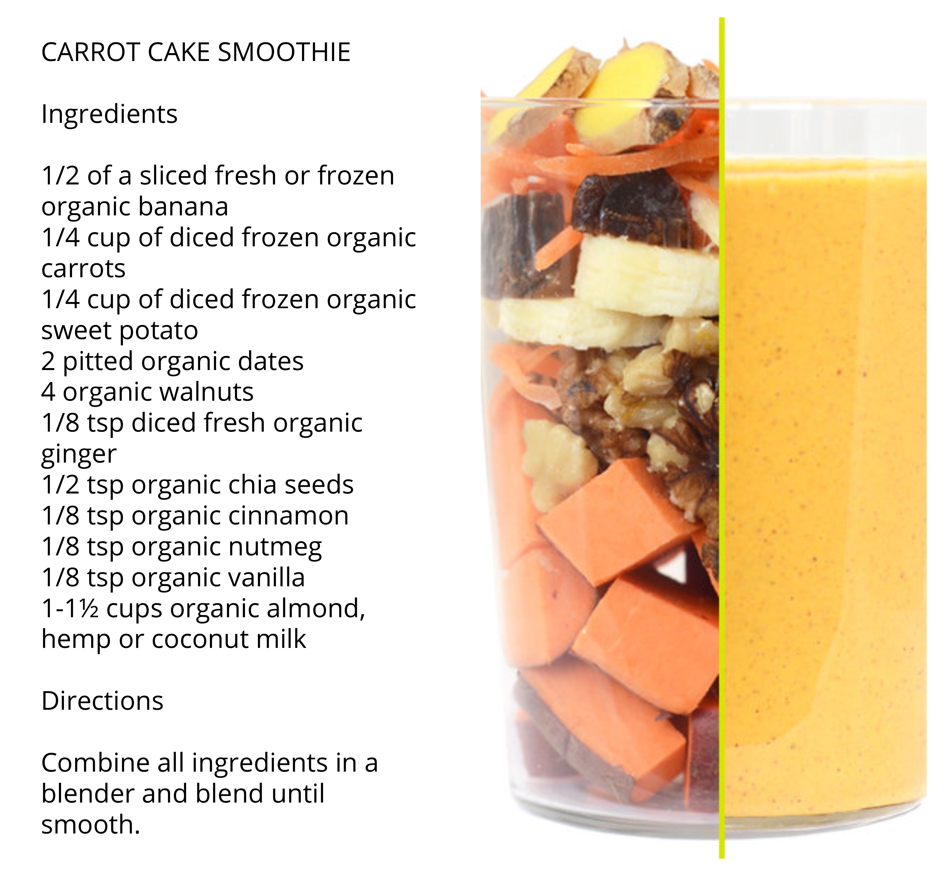 daily harvest carrot cake smoothie recipe 