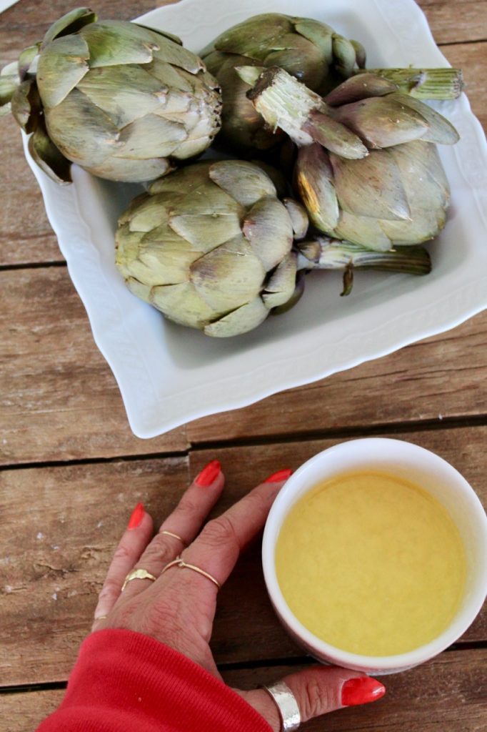 how to make lemon butter for artichokes