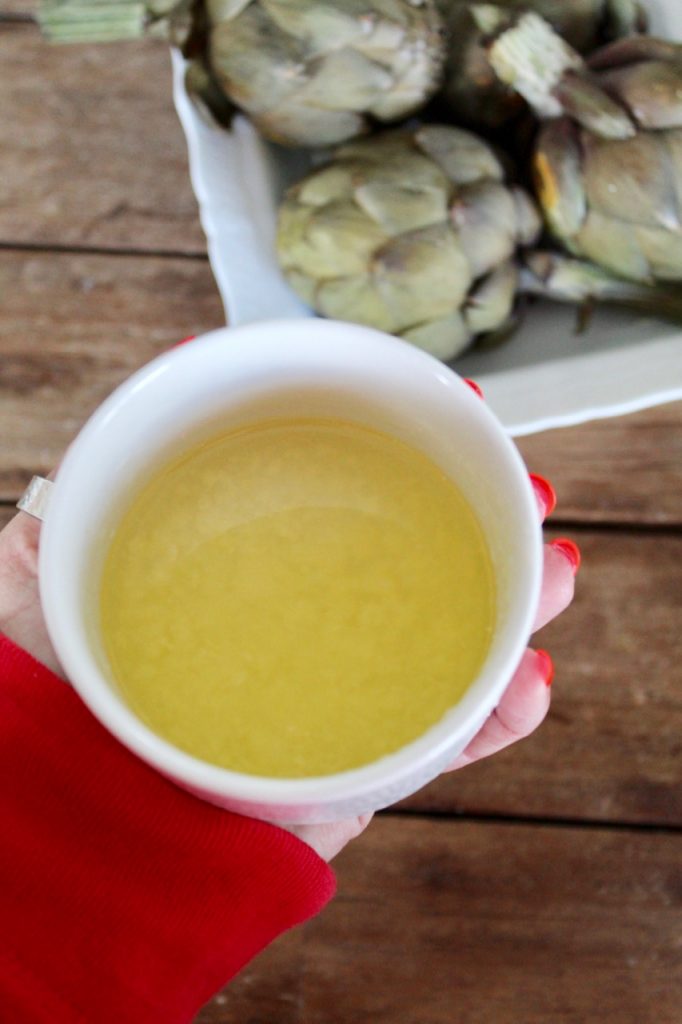 how to make lemon butter for artichokes