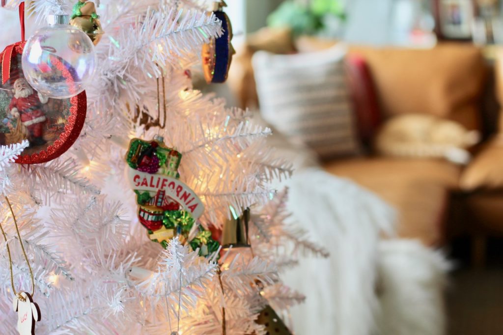 California christmas ornament