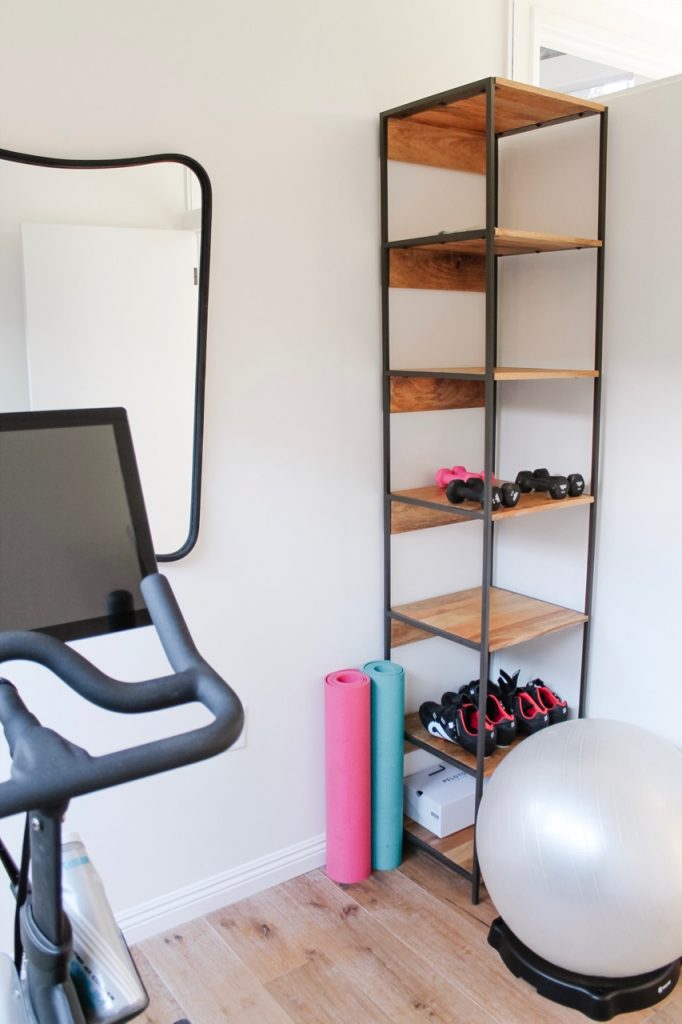 home gym remodel, before and after