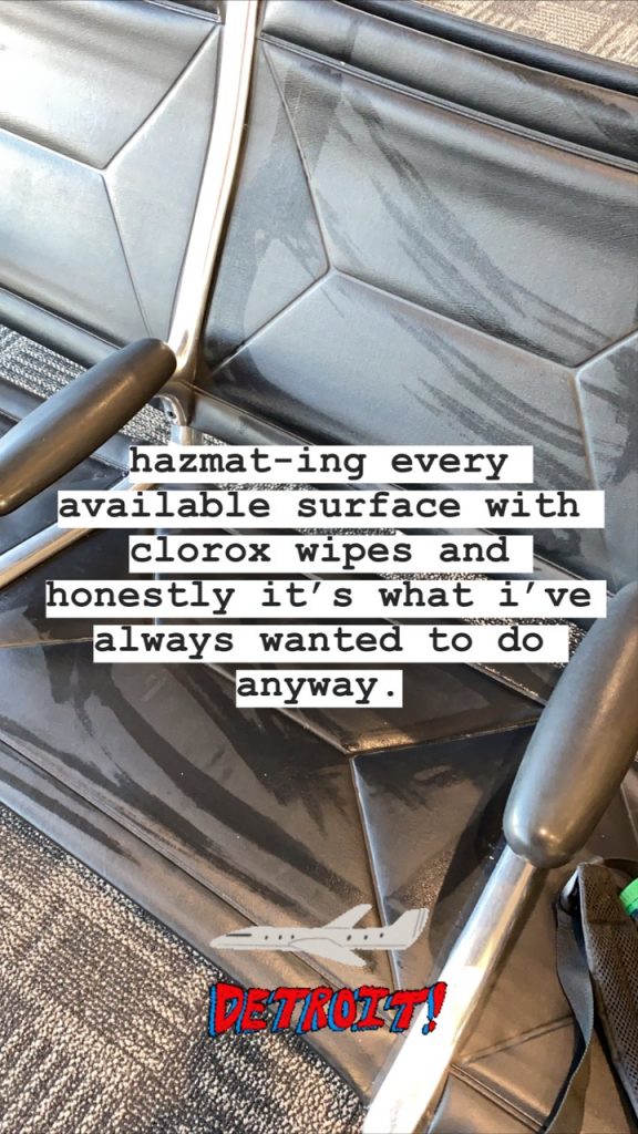 what to bring when flying coronavirus