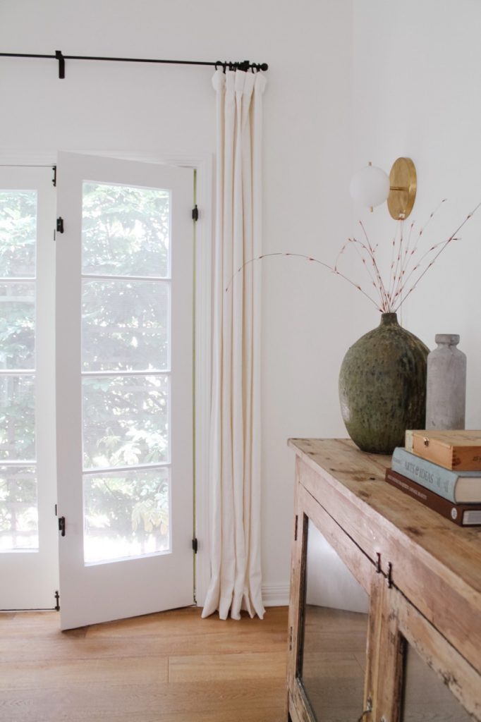 living room with calm neutral tones