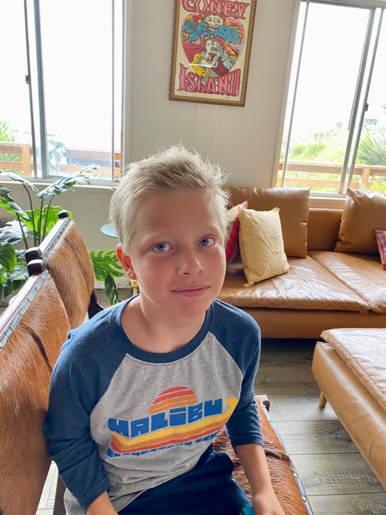 quarantine diy little boy haircut