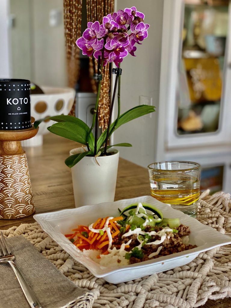 beef bulgogi and vegetable bowls