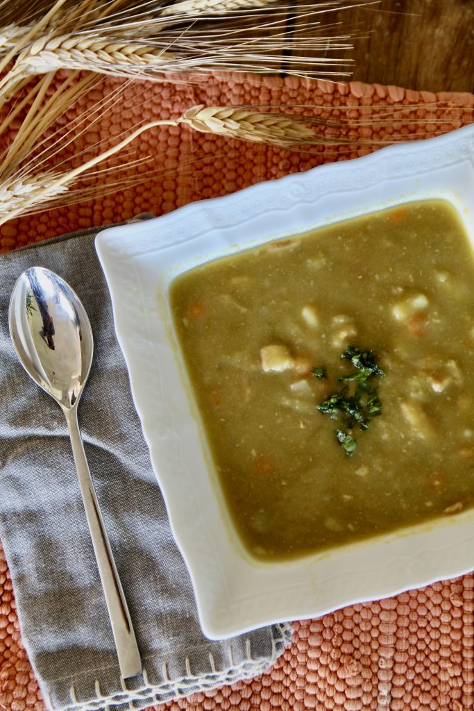 instant pot split pea and potato soup