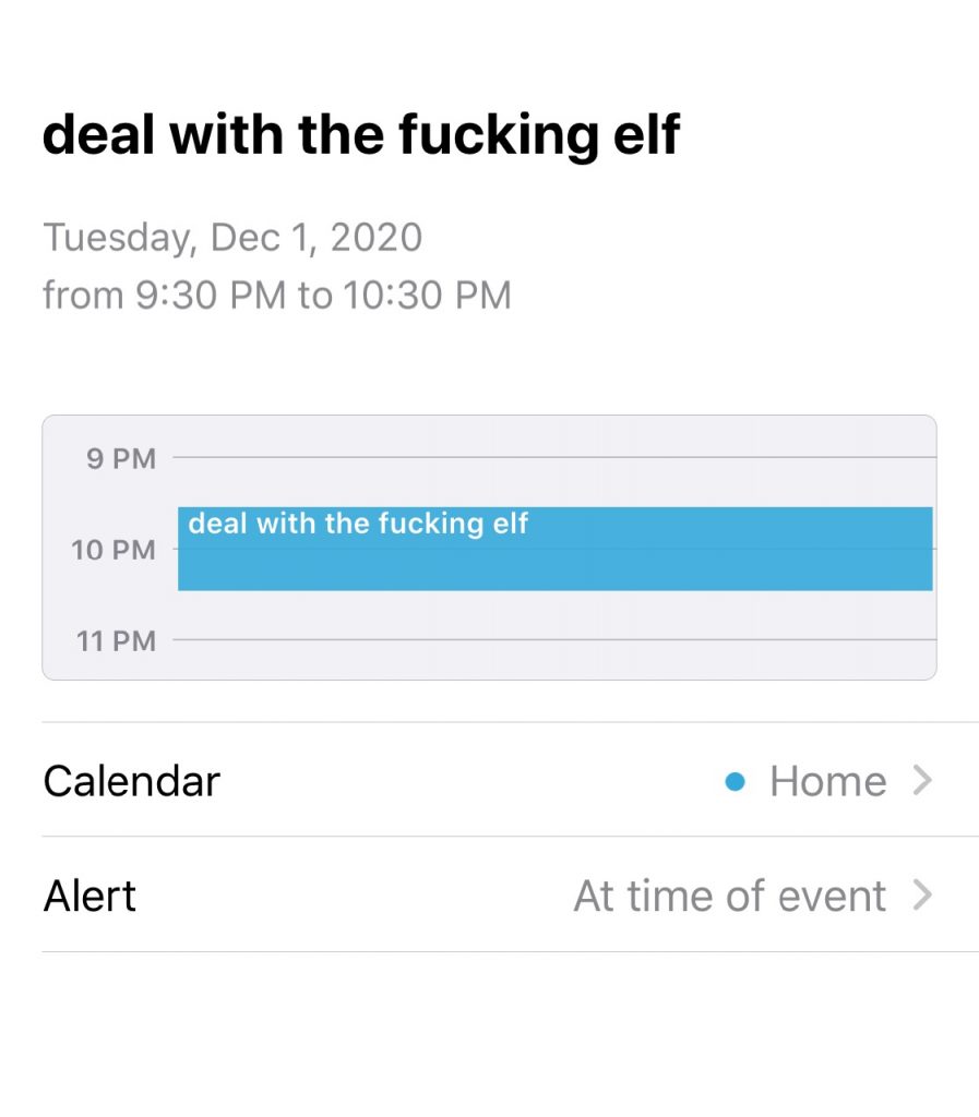 I hate my elf on the shelf