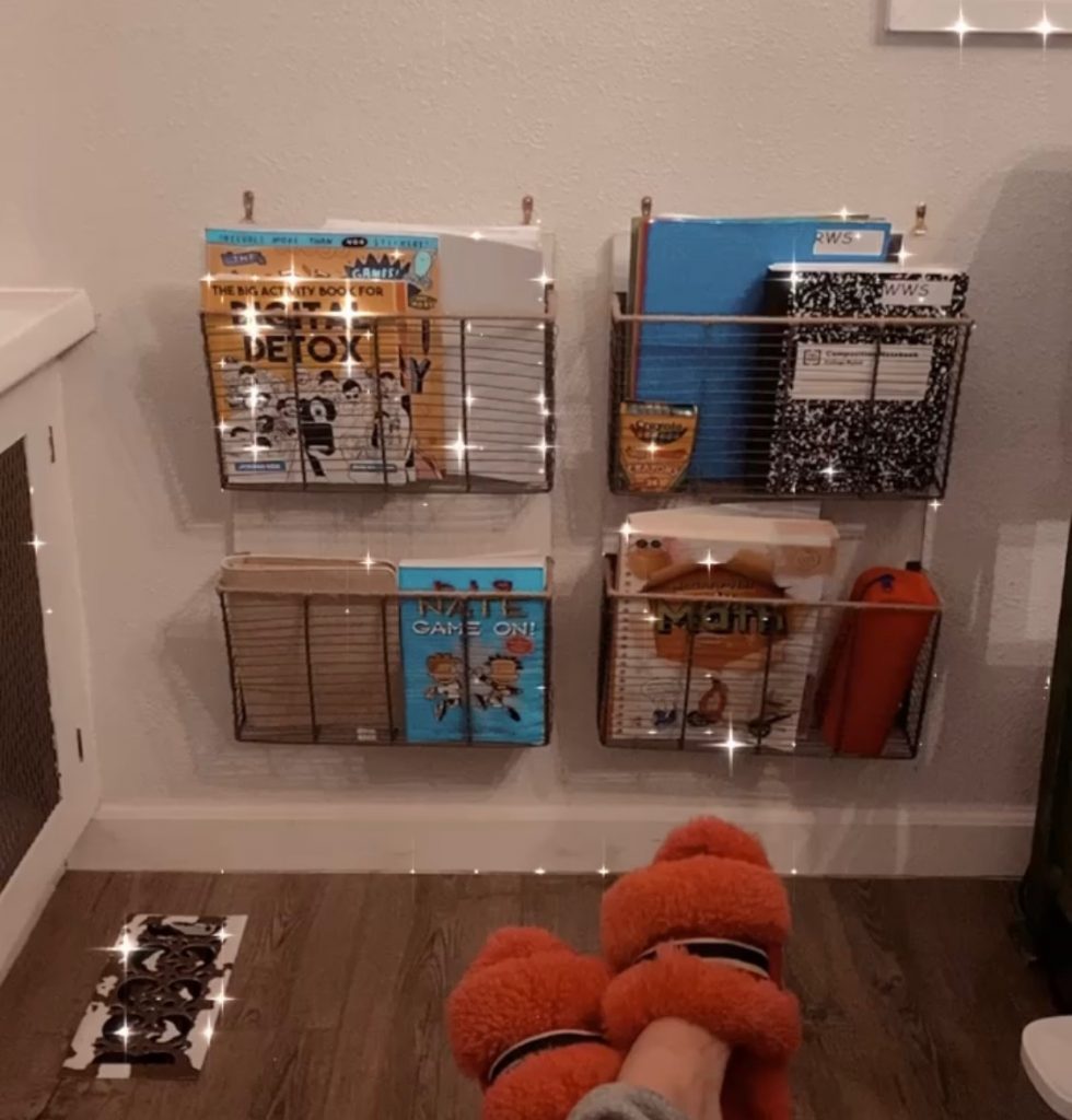 wire wall baskets work from home